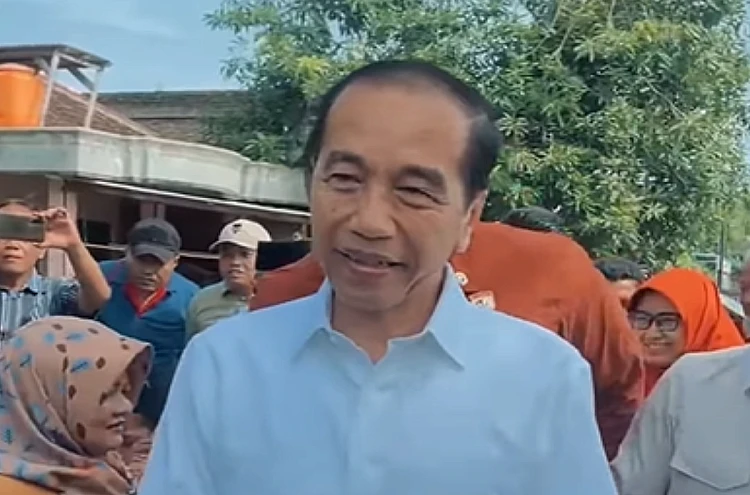 Tangkap layar video yang menampilkan mantan Presiden RI, Joko Widodo atau Jokowi