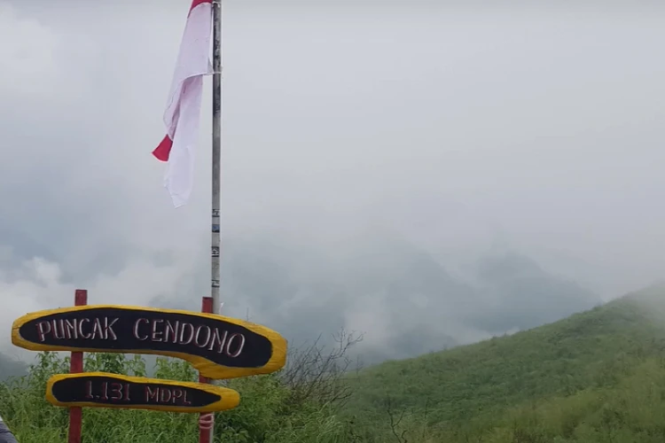 Ket Foto: Bukit Cendono di Mojokerto