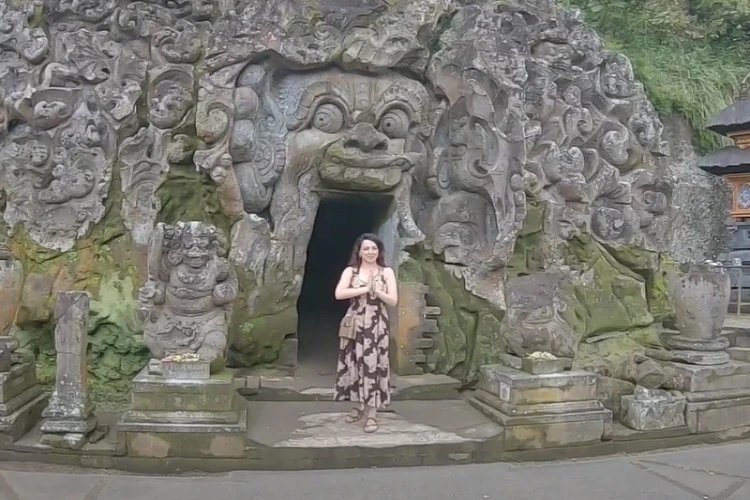 Ket Foto: Goa Gajah di Bali