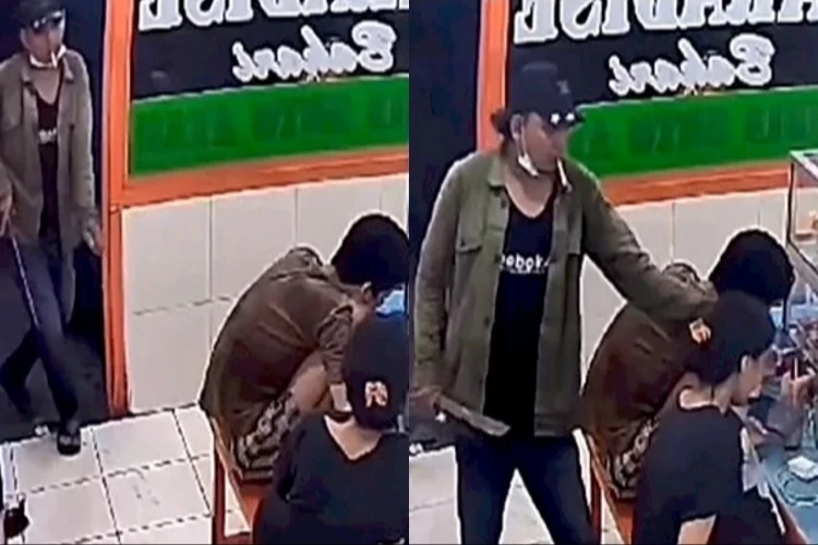 Polisi berhasil menangkap 2 pelaku begal yang sempat viral saat beraksi di warteg kawasan Grogol Petamburan Jakarta Pusat.