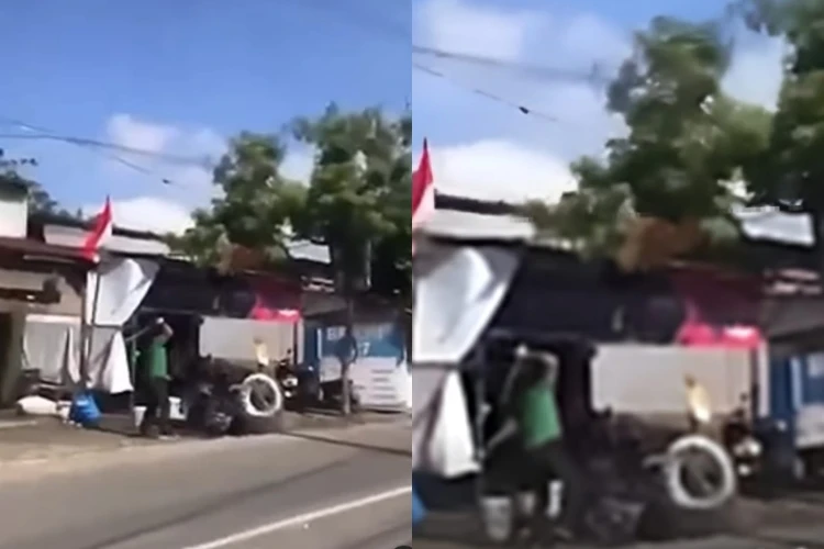 Tak puas dengan hasil cukurannya, tukang cukur di Morowali, Sulawesi Tengah bacok pelanggannya.