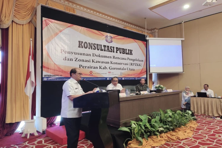 Ket. Foto: Perairan Atol Sumalata dan Pulau Tolinggula, dan Sekitarnya Masuk dalam Dokumen RPZKK Perairan Gorontalo Utara