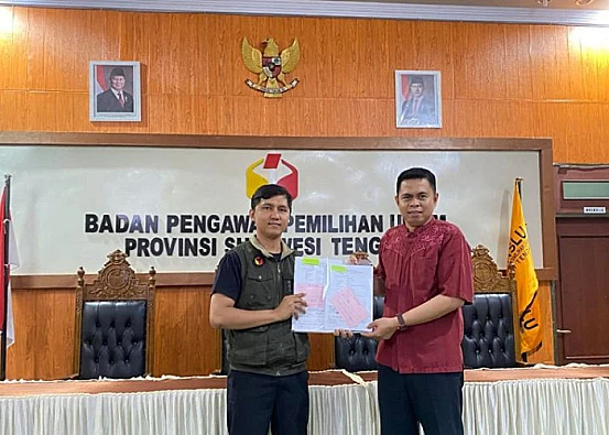 Ket. Foto: Bawaslu Sulawesi Tengah Membenarkan Adanya Laporan ke DKPP dengan Teradu Ketua dan Anggota KPU Morowali