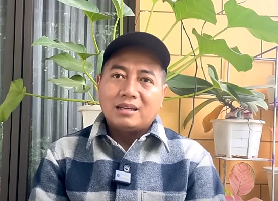 Tangkap layar video Guntur yang menampilkan pengamat politik, Adi Prayitno