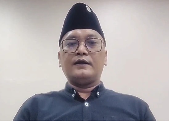 Tangkap layar video Guntur Romli ketika memberikan tanggapan terkait pernyataan Effendi Simbolon