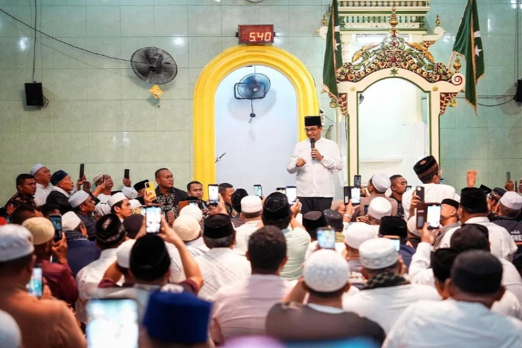 Ket. Foto: Anies Baswedan Menegaskan Jika Massa Pendukung yang Datang Bykan Massa Bayaran