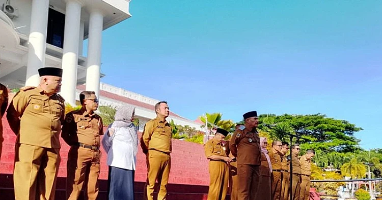 Ket. Foto: Wakil Bupati Donggala Menginstruksikan Satpol PP Menarik Semua Aset Daerah yang Saat Ini Masih Dikuasai Mantan Pejabat