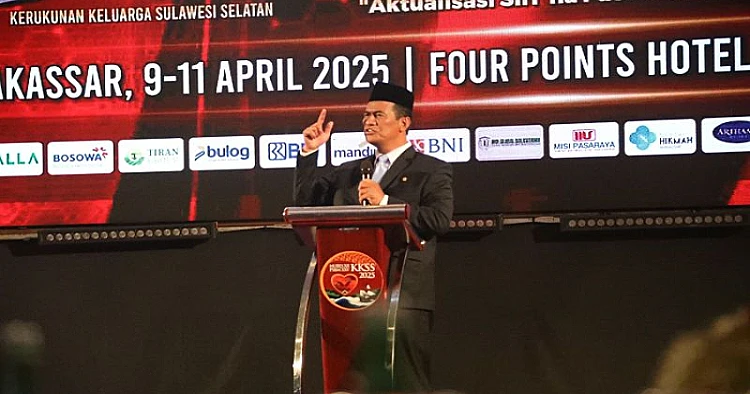 Ket. Foto: Menteri Pertanian Mengajak Saudara Bugis Makassar untuk Mewujudkan Capaian Swasembada