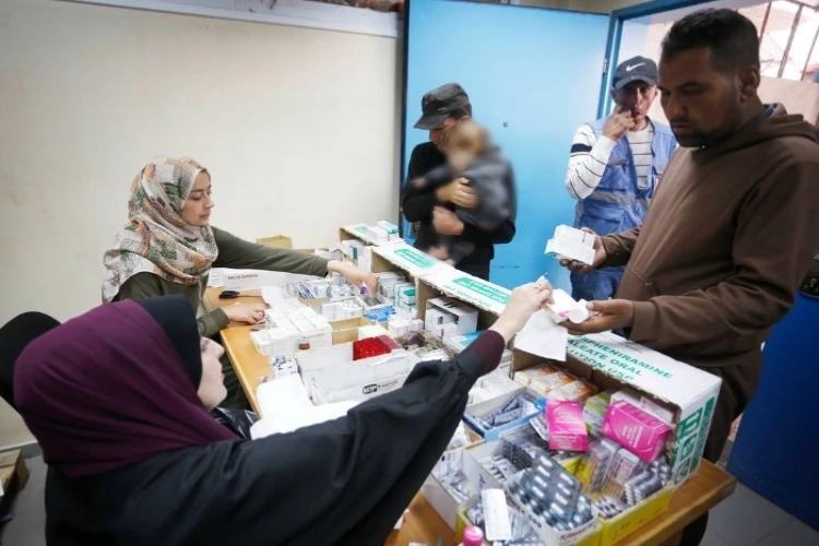 Ket. Foto: Pasien di Rumah Sakit Rafah Dikabarkan Dibiarkan Tanpa Perawatan