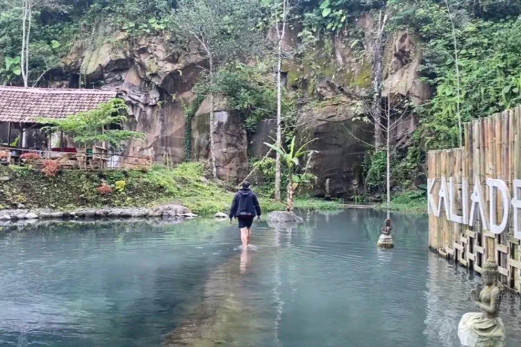 Ket Foto: Kali Adem di Lumajang, Jawa Timur