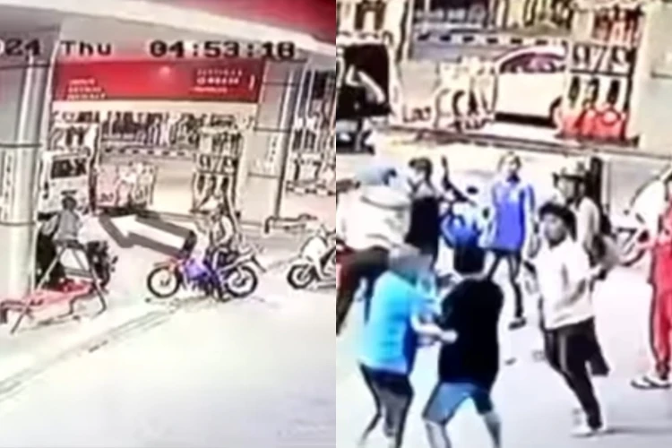 Pemuda di Sidoarjo malah dikeroyok 6 orang gegara ingatkan orang tidak buang puntung rokok sembarangan saat sedang isi BBM.