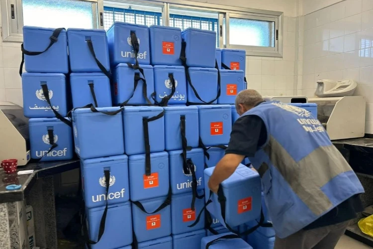 Ket. Foto: Tentara Penjajah Israel Menghentikan Konvoi PBB selama Lebih dari 8 Jam