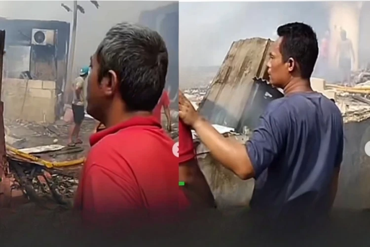 Warga Kampung Tabaci marah kepada petugas pemadam kebakaran setelah insiden kebakaran melanda kawasan mereka.
