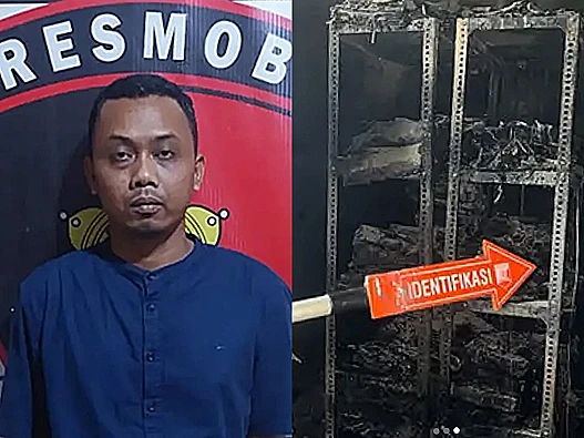 Mantan satpam nekat membakar Kantor Pajak Kotabumi akibat sakit hati, menyebabkan kerugian hingga Rp500 juta.