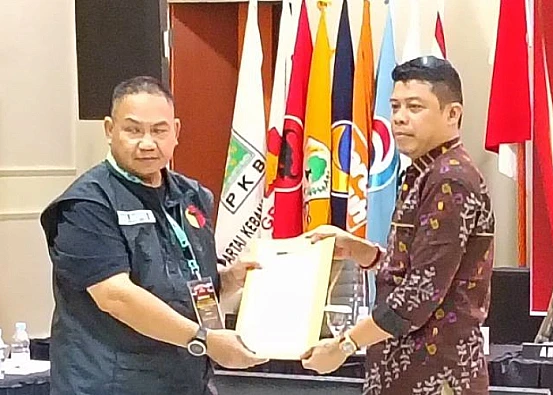 Ket. Foto: KPU Sulawesi Tengah Berkoordinasi dengan KPU RI Terkait Saran Perbaikan untuk Membuka Kotak Suara