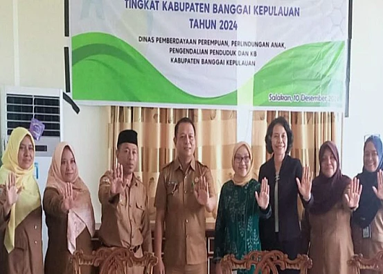Ket. Foto: Pemerintah Banggai Kepulauan Menyampaikan PUG Bagian dari Strategi Pembangunan Daerah yang Inklusif terhadap Gender