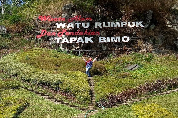 <p>Ket Foto: Foto pesona Watu Rumpuk Madiun Jawa Timur (Foto/Instagram/@wariningsih2512)	</p>
