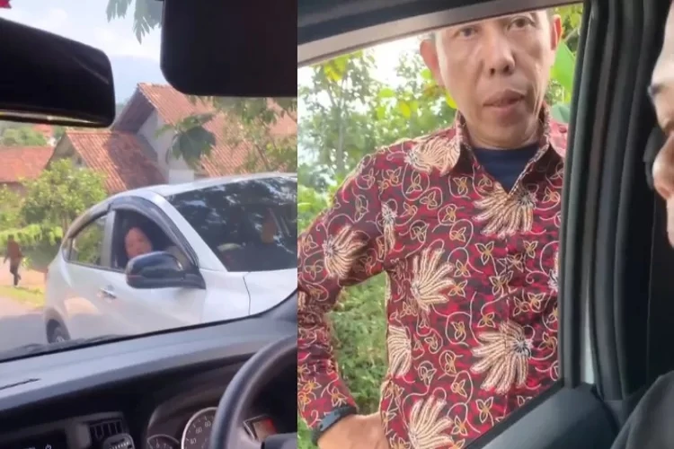 Pria arogan mengaku Ketua PP Kabupaten Semarang setelah tidak terima ditegur karena melawan arah.