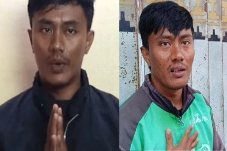 Driver ojol yang mengaku dijebak oknum polisi antar paket sabu-sabu mendadak minta maaf melalui video klarifikasi.