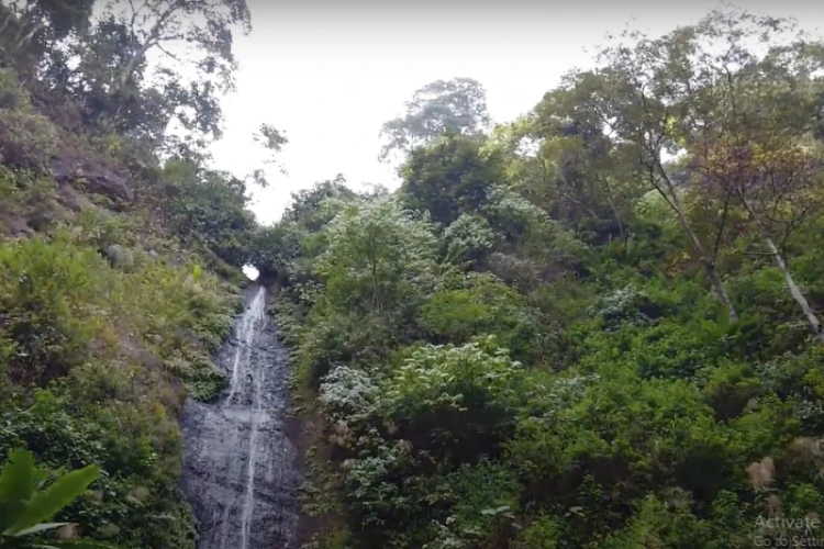 Ket Foto: Air Terjun Banyulawe di Madiun