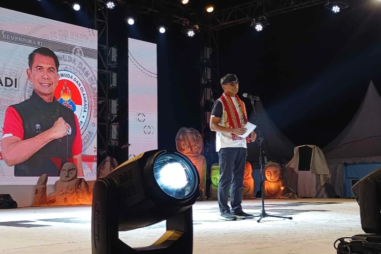 Ket. Foto: Fortradnas Sebagai Upaya Kemenpora Melestarikan Budaya Melalui Olahraga Tradisional