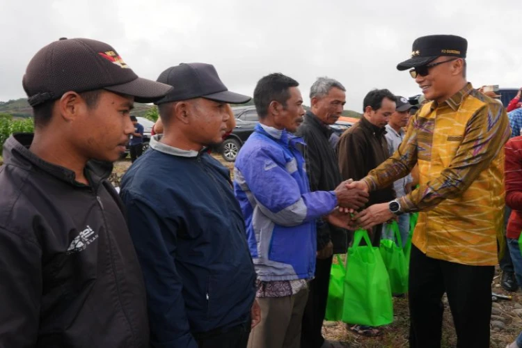 Ket. Foto: Pemerintah Provinsi Sulawesi Selatan Melakukan Penanaman Bibit Kopi, Kentang dan Pohon Pala
