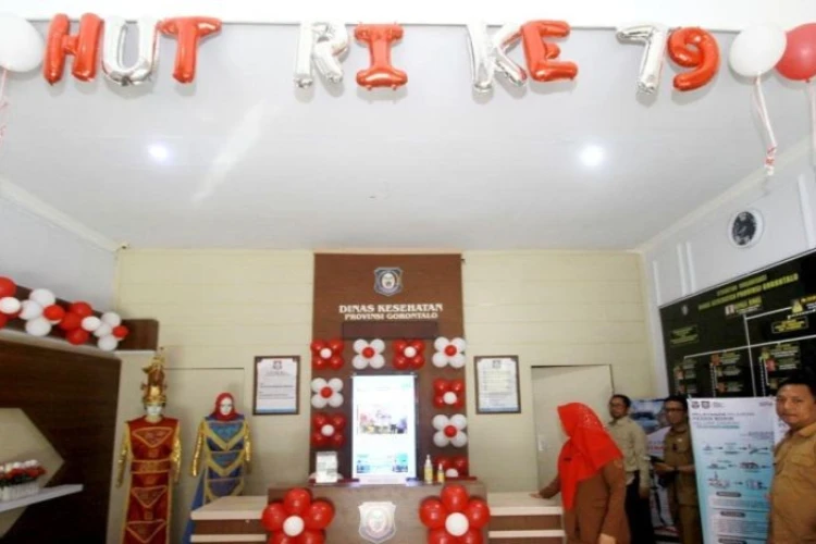 Ket. Foto: Lomba Kebersihan dan Keindahan Kantor Mewarnai HUT RI ke 79 di Provinsi Gorontalo