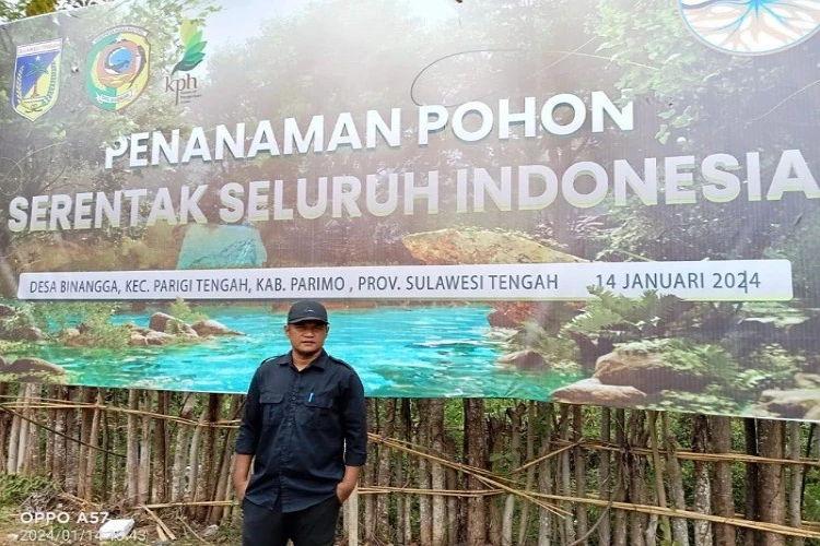 Ket Foto: Kades Binangga, Kecamatan Parigi Tengah, Kabupaten Parigi Moutong, Amar Ma'aruf (Foto/Gemasulawesi/Abdul Main)