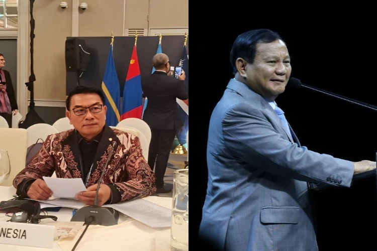 Ket. Foto: Terkait Banyaknya Pemimpin Dunia yang Telah Mengucapkan Selamat kepada Prabowo, Moeldoko Menyatakan Itu Merupakan Hak Individu