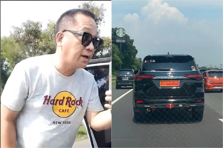 Identitas pengendara arogan yang mengaku sebagai adik Jenderal TNI akhirnya terungkap.