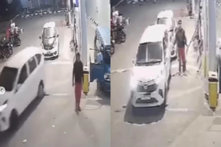 Video pengendara mobil kabur setelah mengisi bensin di SPBU Pondok Cabe, Tangerang Selatan, tanpa membayar viral.