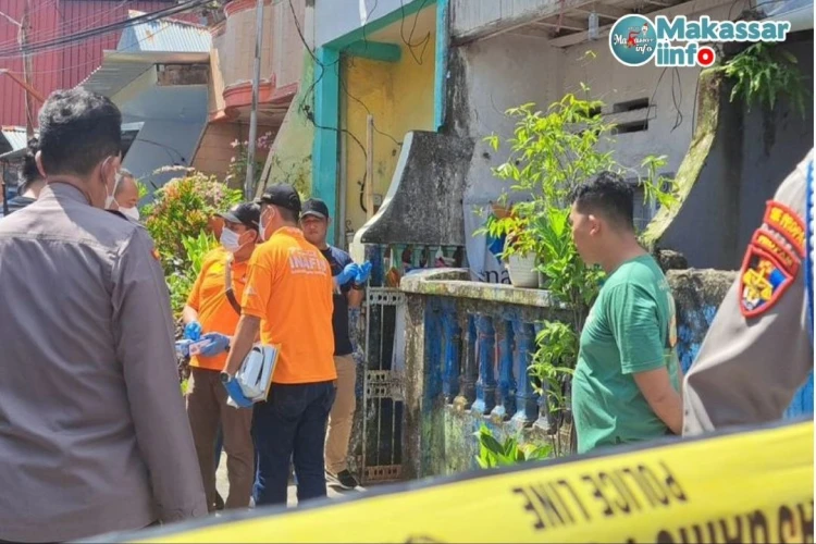 Polisi gerak cepat lakukan oleh TKP dan tangkap pelaku usai penemuan kerangka manusia di Kandea II Kota Makassar bikin heboh warga.