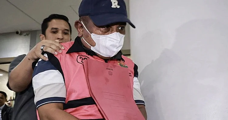 Potret salah satu hakim PN Jakarta Pusat yang menjadi tersangka dugaan suap dan diamankan Kejagung