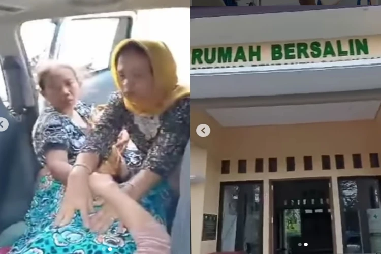 Ibu hamil di Banyuwangi, Jawa Timur melahirkan darurat dalam mobil karena tak ada petugas di Rumah Bersalin Sarongan.