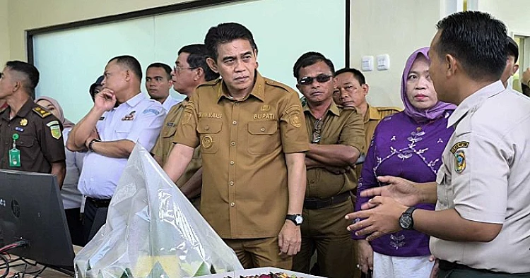 Ket. Foto: Bupati Parigi Moutong Menyatakan Bangunan Pusdalops Penting untuk Percepatan Penanganan Bencana