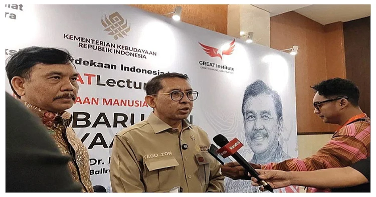 Menteri Kebudayaan Fadli Zon.