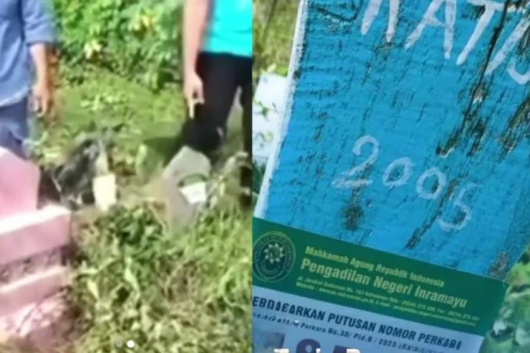 Penyegelan makam di Indramayu jadi sorotan. Pengadilan negeri berikan klarifikasi, laporkan ke polisi.