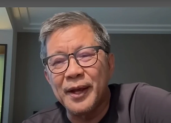 Tangkap layar video yang menampilkan pengamat politik, Rocky Gerung