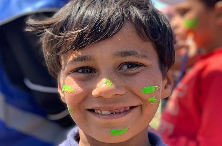 Ket. Foto: Seorang Anak Terluka Selama Serangan Militer Penjajah Israel di Kota Tell