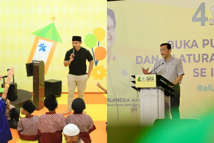 Ket. Foto: Sejumlah Elite Politik di Koalisi Indonesia Maju Dilaporkan Menghadiri Acara Halal Bihalal Idul Fitri yang Digelar oleh Partai Golkar