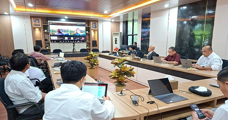 Ket. Foto: Fakultas Kehutanan Unhas Melakukan Ekspose Desain Rencana Pengelolaan Areal Lahan Arboretum di IKN