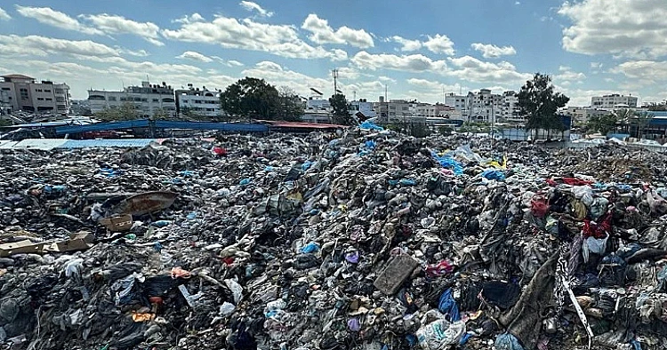 Ket. Foto: Serangan Kembali Dilakukan Penjajah Israel di Kota Gaza