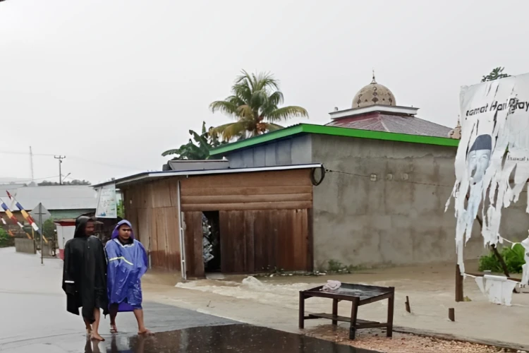 Ket. Foto: BNPB Menyatakan Pendistribusian Kebutuhan Pokok untuk Korban Banjir Banggai Laut Akan Cepat