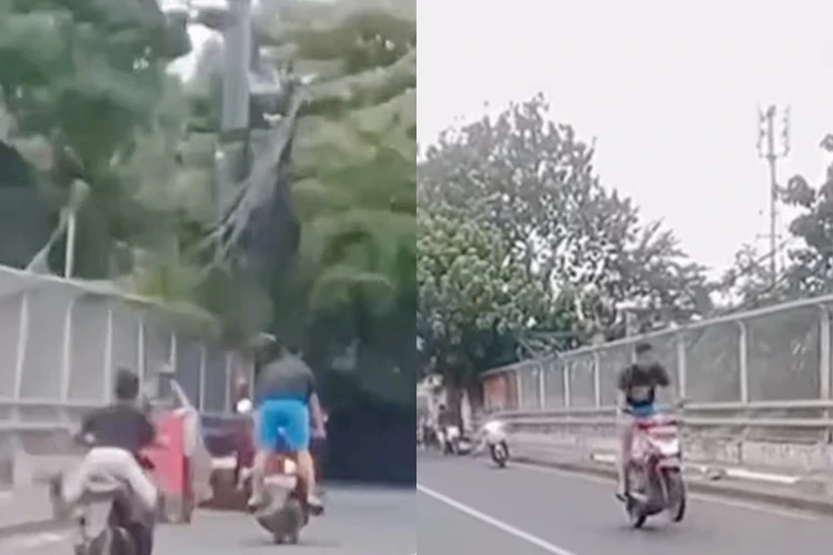 Aksi bocah ugal-ugalan di Jembatan Malaka viral, mengundang perhatian warganet dan menimbulkan kontroversi besar.