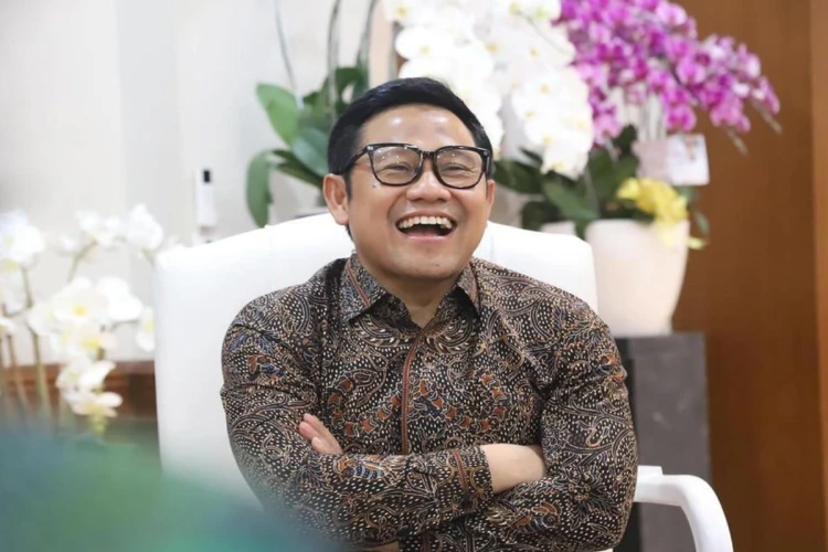 Foto Menko Pemberdayaan Masyarakat Indonesia, Muhaimin Iskandar yang mengaku sering dimarahi istri karena judol