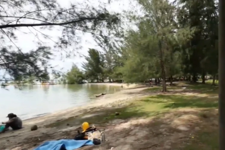 Ket Foto: Pantai Marina Batam dengan Pesona Alam yang Menawan