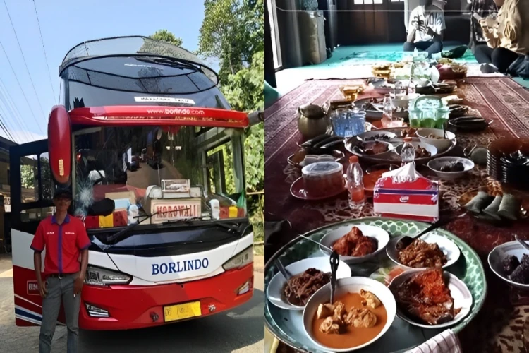 Sopir bus Borlindo, Satir dapat donasi ratusan juta hingga naik jabatan usai viral ketika ajak penumpang makan di rumah mertuanya.