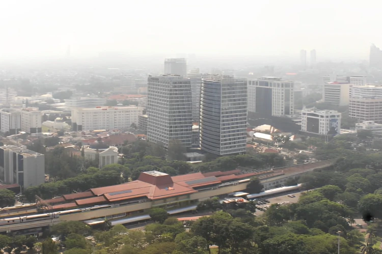 Ket. Foto: Kualitas Udara Jakarta Menjadi yang Terburuk Kelima di Dunia pada Hari Pagi Ini