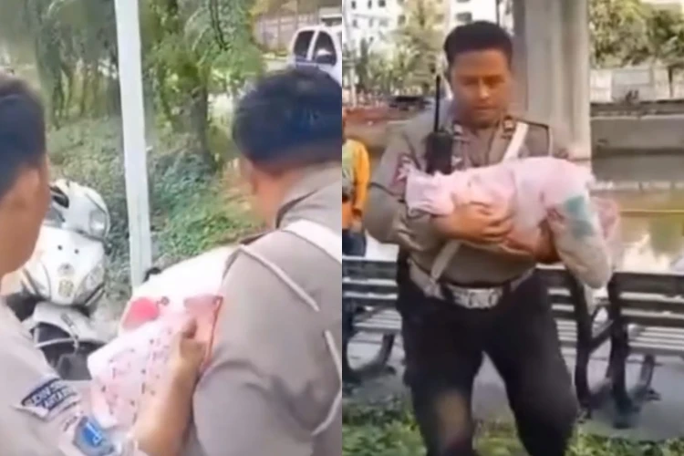 Bayi malang ditemukan hidup di pinggir Kali Inspeksi Ancol, polisi segera tindaklanjuti penyelidikan pembuangan.