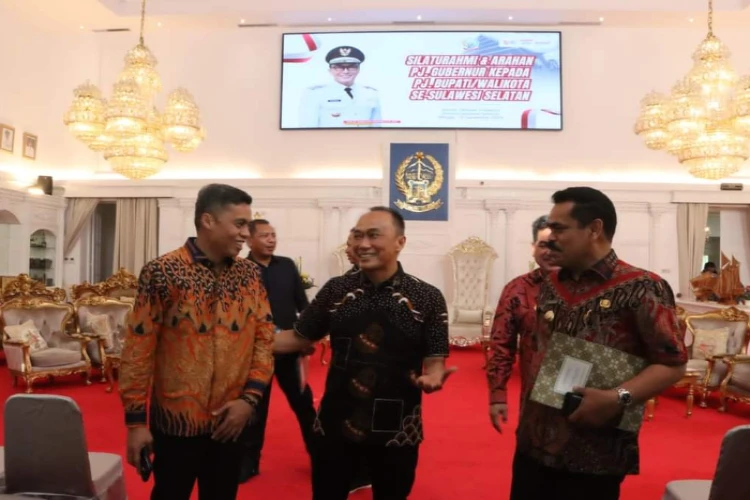 Ket. Foto: Pj Bupati Pinrang, H. Ahmadi Akil, Menghadiri Undangan Pj Gubernur Sulawesi Selatan